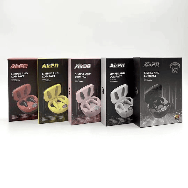 Auriculares inalámbricos Air20 Auriculares Bluetooth con est