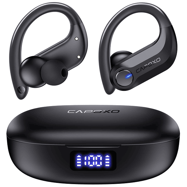 Auriculares Bluetooth Auriculares inalámbricos 120 horas de