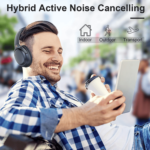 Auriculares híbridos E700 con cancelación activa de ruido, a