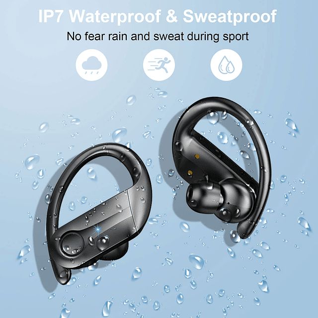 Auriculares inalámbricos, Bluetooth 5.3, micrófono con cance