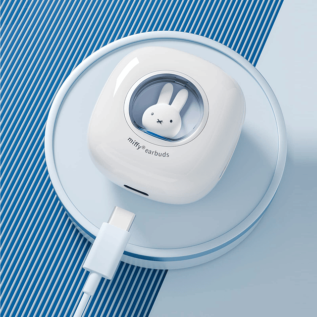 Auriculares inalámbricos Bluetooth Miffy (Bule), auriculares