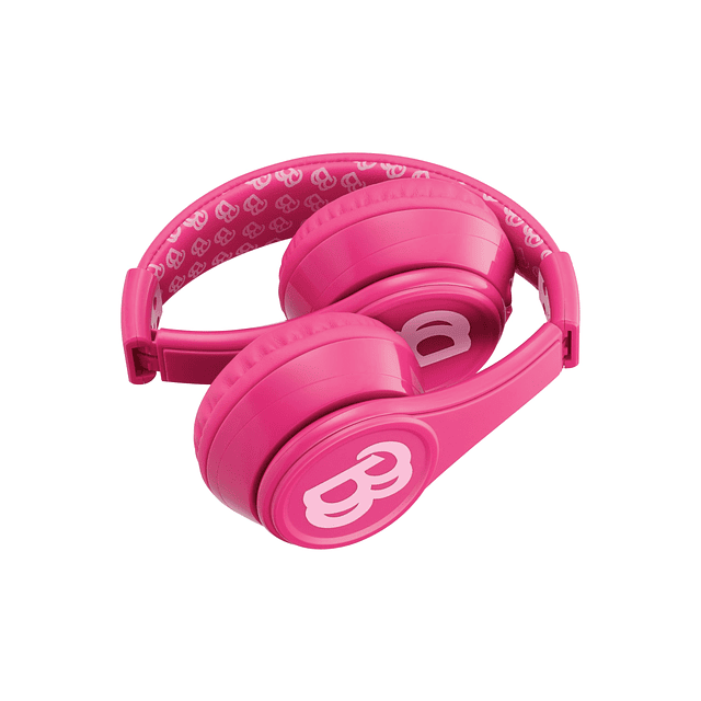 Audífonos Bluetooth Barbie, audífonos inalámbricos rosas con