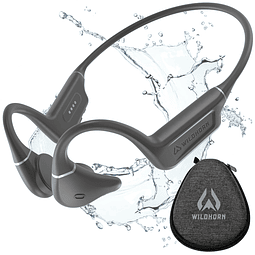 Wildhorn Crank - Auriculares de conducción ósea Bluetooth 5.