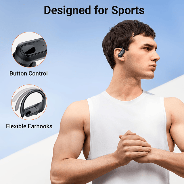 Auriculares inalámbricos Bluetooth Auriculares deportivos Au