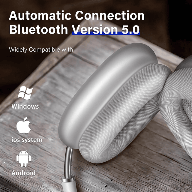 Auriculares inalámbricos Bluetooth ajustables para colocar s