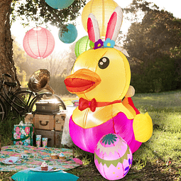 Decoraciones Inflable de Pascua de 5 pies, Inflable de Pascu