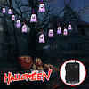 Luces LED de Halloween, lámpara fantasma colgante de 5 pies