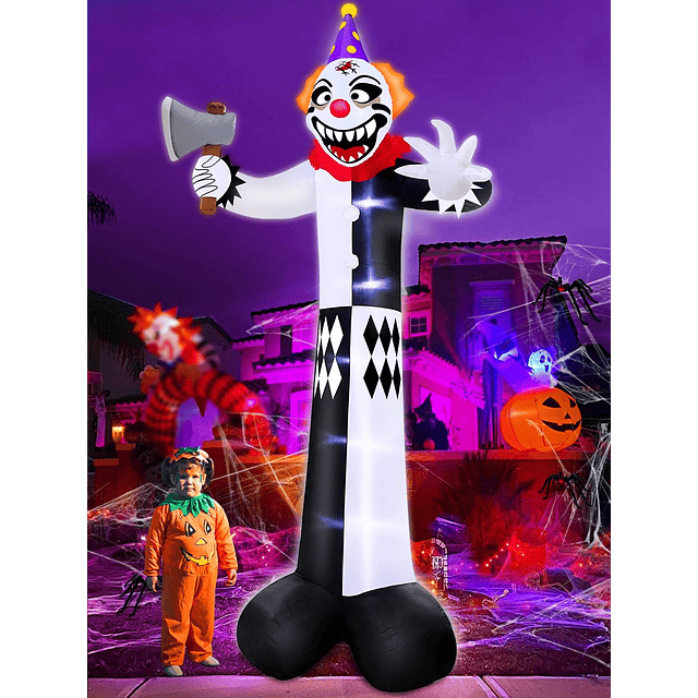 Decoraciones Inflable gigantes de Halloween de 12 pies, paya