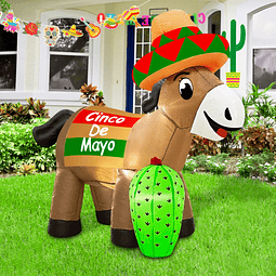 4 pies Cinco De Mayo Inflable Decoraciones al aire libre Fie