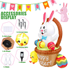 Roundfunny Decoraciones Inflable de Pascua para exteriores d