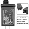 Fuente de alimentación de 12 V 1 A clase 2, adaptador inflab