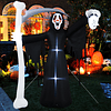 Inflable gigantes de Halloween de 9 pies, Grim Reaper con gu