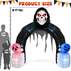 Gigante de 10 pies Inflable de Halloween Grim Reaper Archway