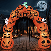 Arco de calabaza inflable de Halloween de 10 pies con LED in