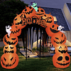 Arco de calabaza inflable de Halloween de 10 pies con LED in