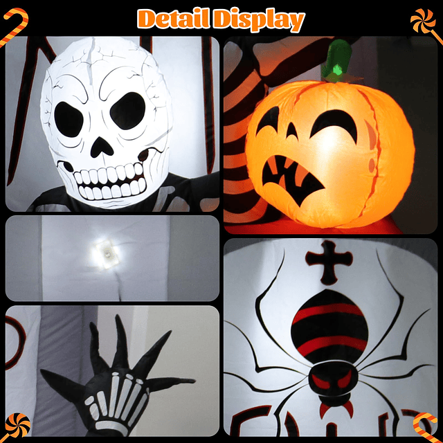 Decoraciones Inflable para patio de Halloween de 5 pies – De