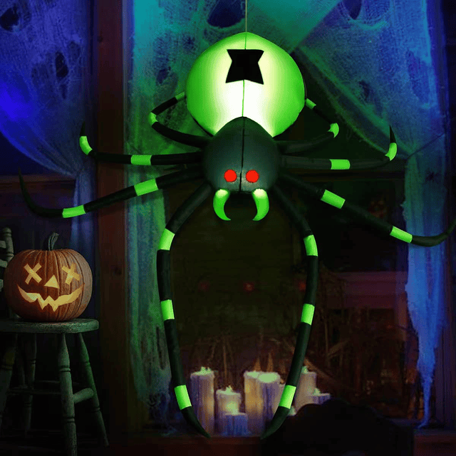 Las decoraciones Inflable de Halloween de la araña de los 6