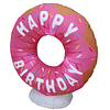 Donut inflable para pastel de cumpleaños de 4 pies de altura