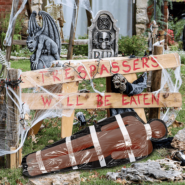 Accesorios para cadáveres de Halloween, decoraciones para ex