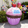 Pastel de taza inflable gigante del feliz cumpleaños | Abani