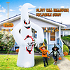 Fantasma inflable de Halloween de 12.5 pies de alto con luz