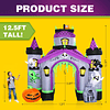 Inflable de Halloween gigantes de 12.5 pies de casa encantad