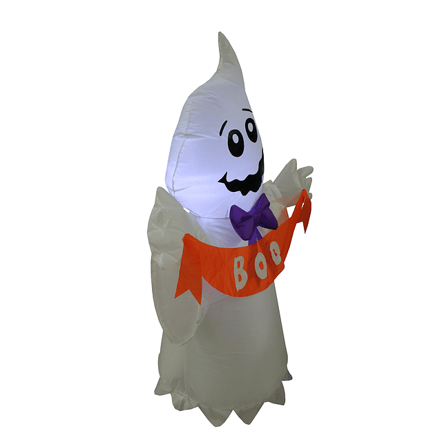 Fantasma blanco inflable de Halloween de 4 pies de alto con