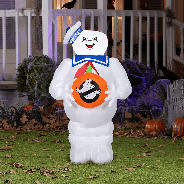 Decoración Inflable, Blanco, Ghostbusters Marshmallow Man, A