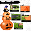 Decoraciones Inflable para exteriores de Halloween de 7.5 pi