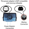 Adaptador inflable de repuesto para patio, adaptador de fuen