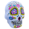 Decoración de calavera de azúcar para Halloween, inflable co