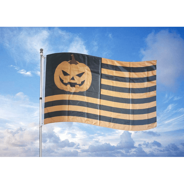 Banderas de Halloween de 3 x 5 al aire libre – Bandera nacio