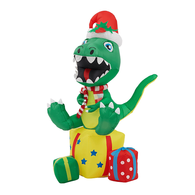 Decoraciones Inflable al aire libre: 5.0 in Baby T-Rex Navid