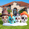 Decoraciones Inflable para Halloween, Día de Los Muertos, Ca