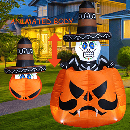 Decoraciones Inflable para exteriores de Halloween de 6 pies