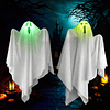 Paquete de 4 decoraciones de Halloween para colgar fantasmas