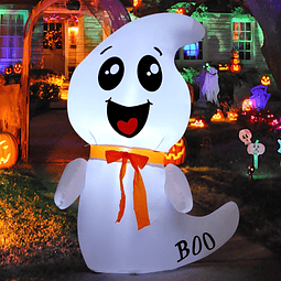 Fantasma lindo inflable de Halloween de 4 pies, decoraciones