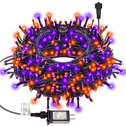 300 luces LED de Halloween, cadena de luces de Halloween de