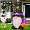 Gnomos Inflable de Halloween de 5 pies, decoraciones al aire