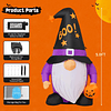 Gnomos Inflable de Halloween de 5 pies, decoraciones al aire