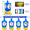 Decoraciones de Hanukkah Dreidel inflable de 4 pies con luce