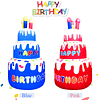 Decoraciones Inflable para tarta de feliz cumpleaños de 5.9