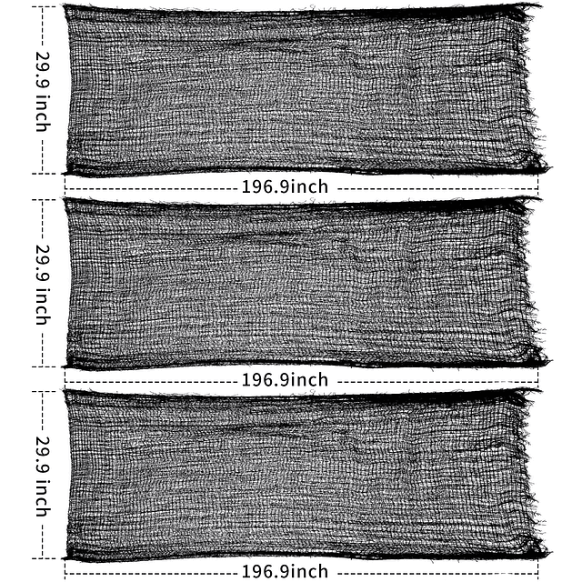 590" x 30" Halloween espeluznante tela espeluznante decoraci