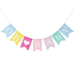 Oh Baby Banner para Baby Shower, cartel de Oh Baby preencord