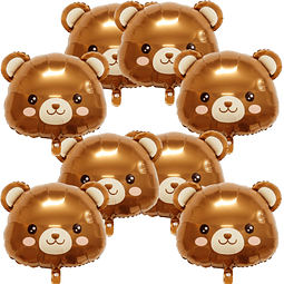 8 globos de oso, globos de animales de granja, lindos globos