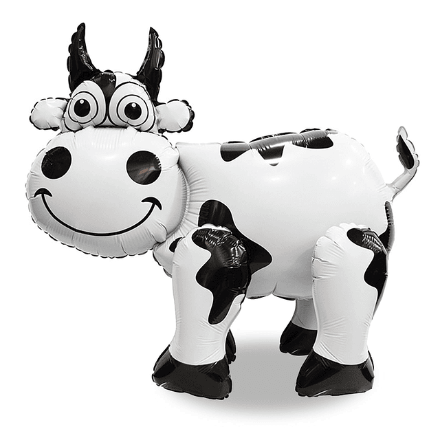 Decoraciones para fiesta de cumpleaños con globos de vaca en