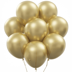 AFTERLOON® Globos biodegradables dorados, 12 pulgadas, pieza