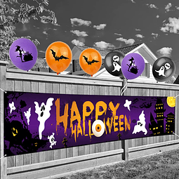 Decoraciones de fiesta de Halloween Pancarta extra grande de