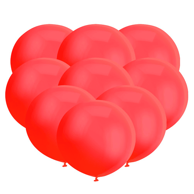 pieza de 30 globos rojos, globos rojos grandes de 18 pulgada