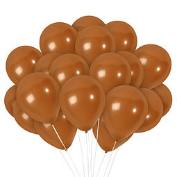 Globos de látex marrón – Globos marrón claro de 10 pulgadas,